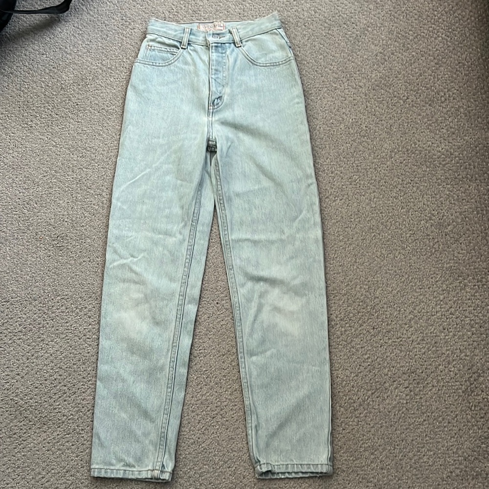 Guess Jeans by George Marciano light wash vintage jeans Sz 22” waist